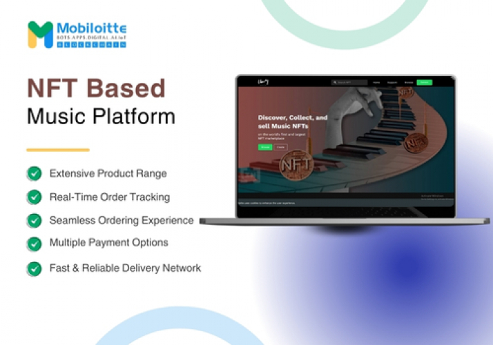 NFT-Based Music Platform screenshot 1