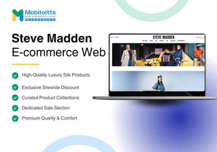 Steve Madden – Premium Fashion E-commerce Platform screenshot 1