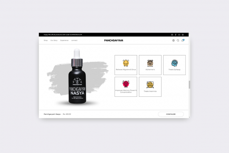 Panchgavyam - Ecommerce Website screenshot 3