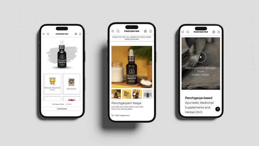 Panchgavyam - Ecommerce Website screenshot 5