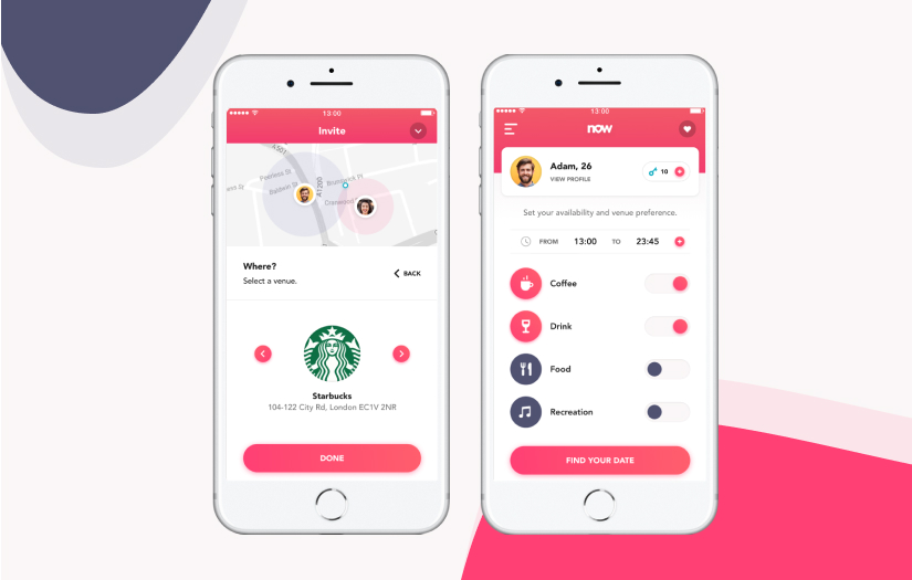 Now – Venue Dating App screenshot 1