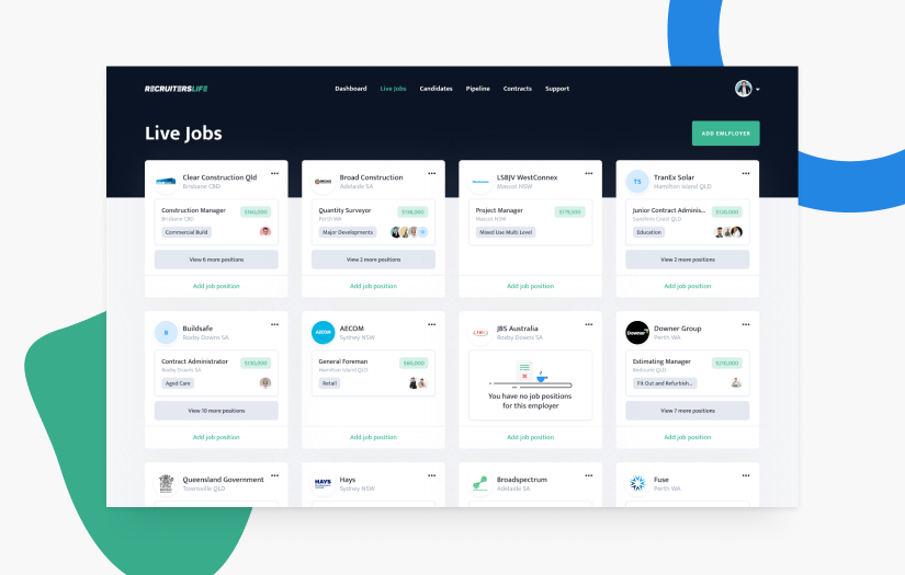 RecruitersLife – Web Software screenshot 1