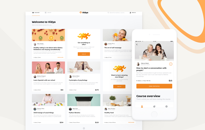 Vidya – Share Video Courses screenshot 1