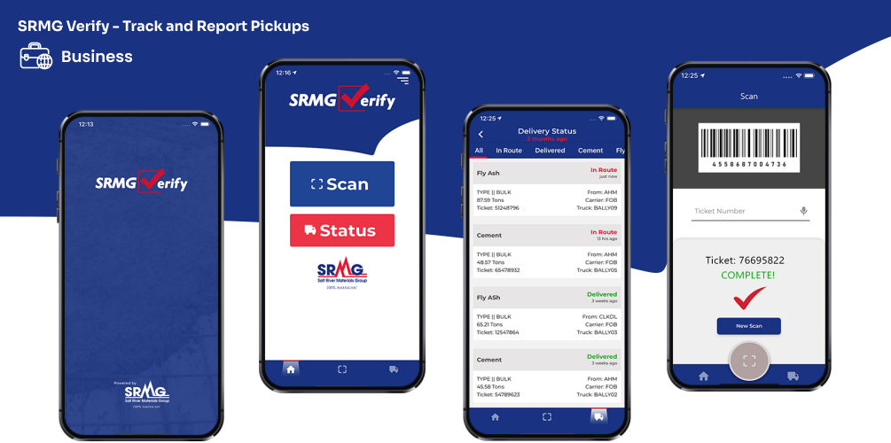 Track & Reports Pickup App screenshot 1