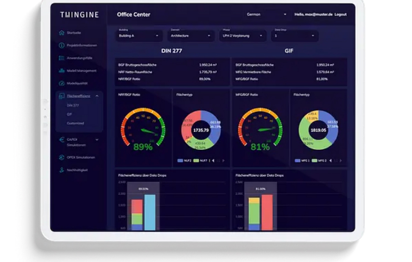 Re-imagining the Construction Industry. From model to insights, from insights to impact. screenshot 1