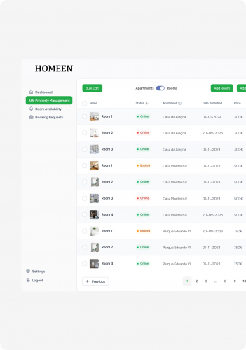 Real Estate Platform for Property Management and Client Engagement screenshot 1