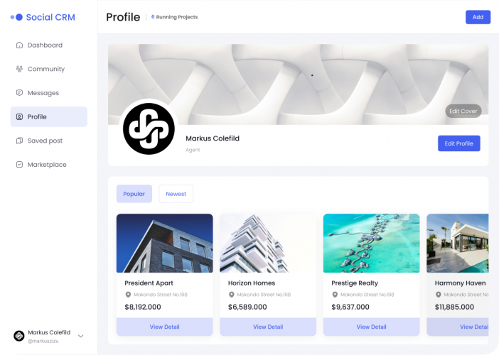 RealConnect: Transforming Real Estate CRM with Innovation screenshot 3