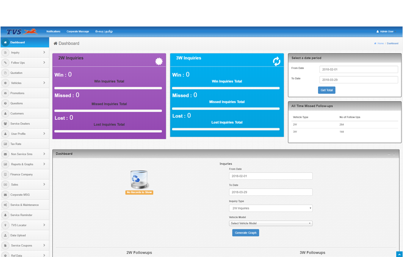 CRM SOLUTION FOR LIGHT VEHICLE DISTRIBUTOR screenshot 2