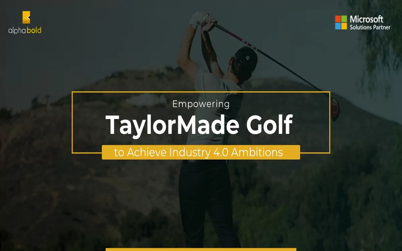 Empowering TaylorMade Golf to Achieve Industry 4.0 Ambitions screenshot 1