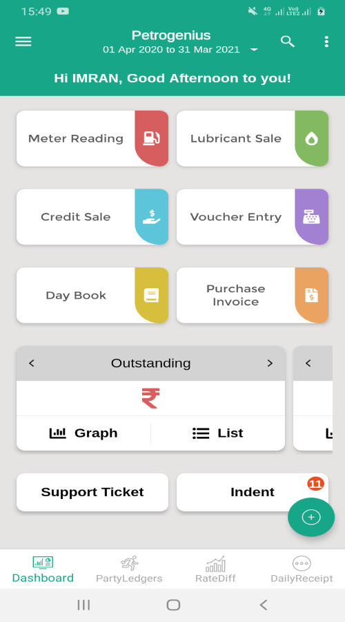 Petro Genius - Online Cloud Based Petrol Pump Software screenshot 2