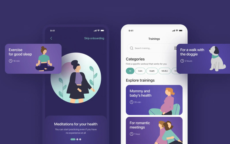 Creating a Meditation App screenshot 1