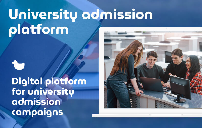 Digital platform for university admission campaigns screenshot 1