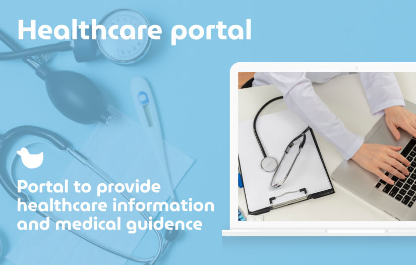Portal to provide healthcare information and medical guidance screenshot 1