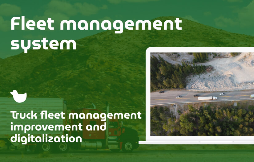 Truck fleet management improvement and digitalization screenshot 1