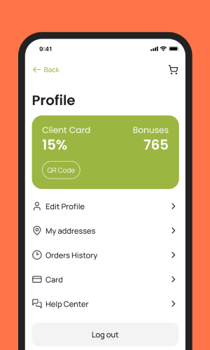 Food order app with ChatGPT functionality screenshot 2