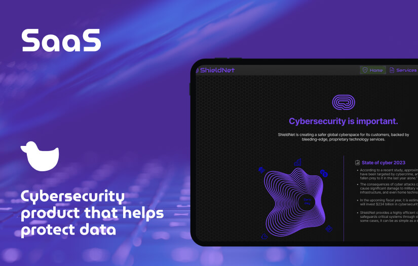 Cybersecurity product that helps protect data screenshot 1