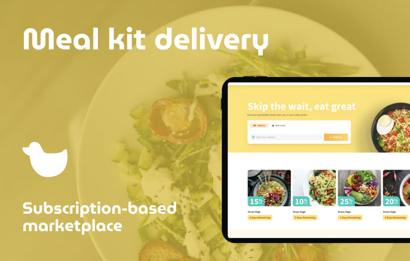 Subscription-based marketplace screenshot 1