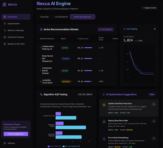 AI Product Recommendation Agent for E-Commerce & Retail screenshot 1