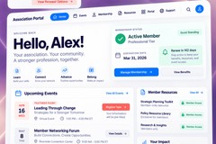 Wix Studio Association Website | AMS Integration & Membership Portal Development