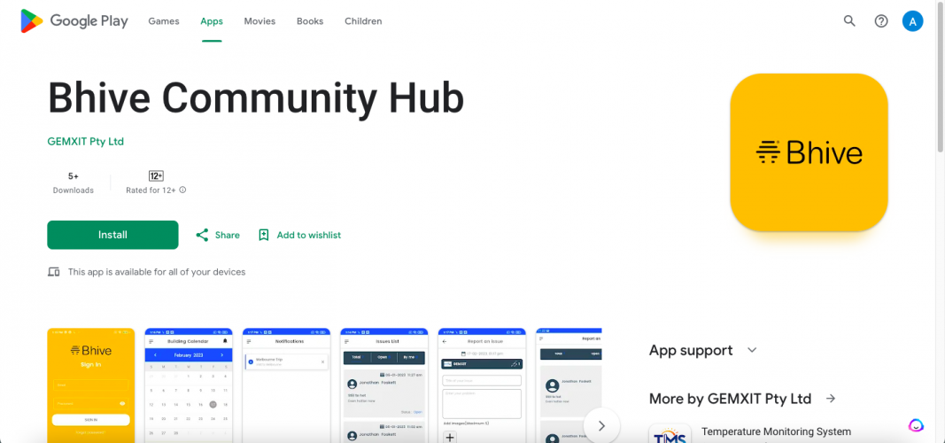 Bhive Community Hub screenshot 1