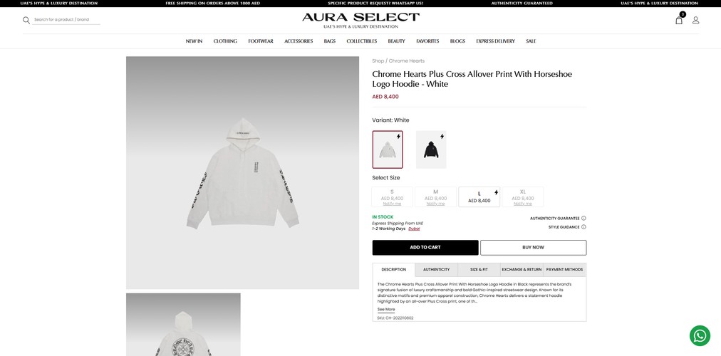 AuraSelect – Custom eCommerce Platform (MEAN Stack) screenshot 2