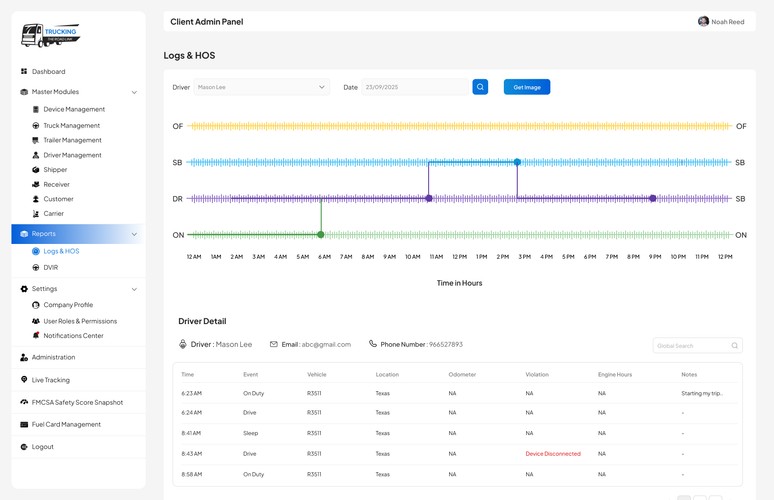 Trucking & Fleet Management Platform screenshot 2