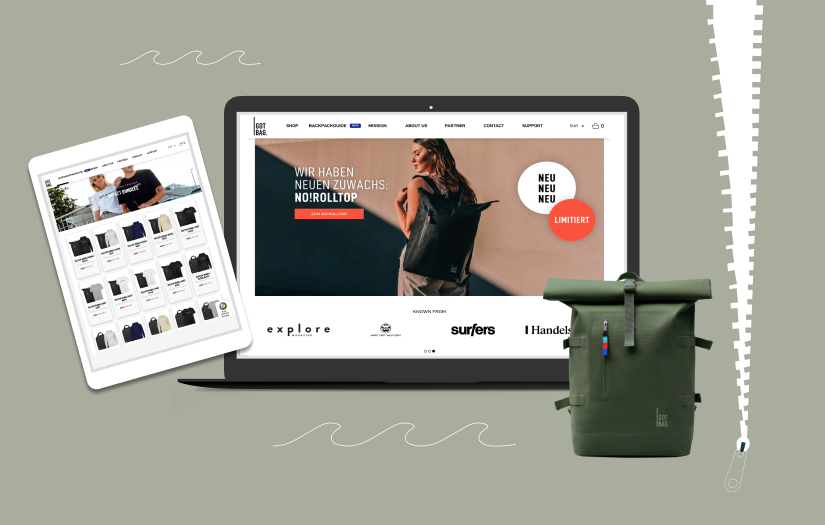 GotBag - online shop development screenshot 1