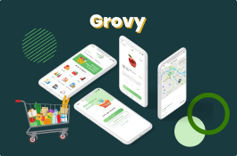 Grovy - food delivery mobile app development