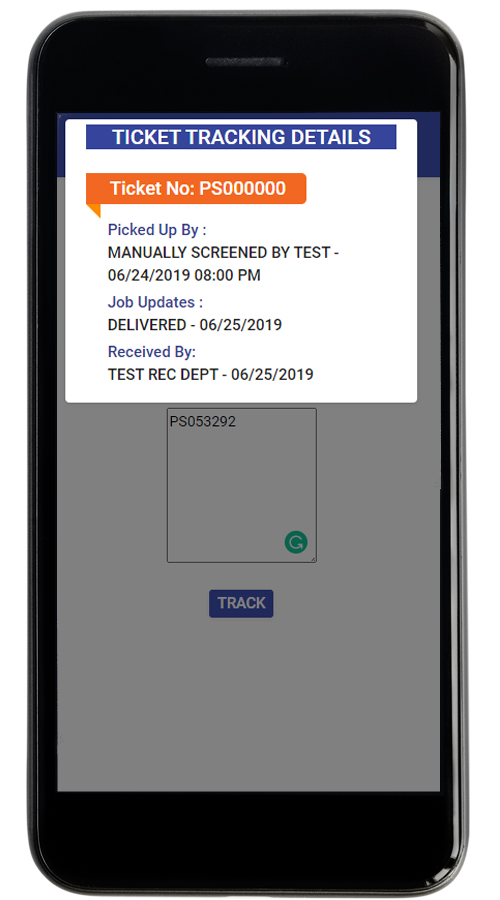 Priority Parcel Incorporation | Web Application screenshot 1