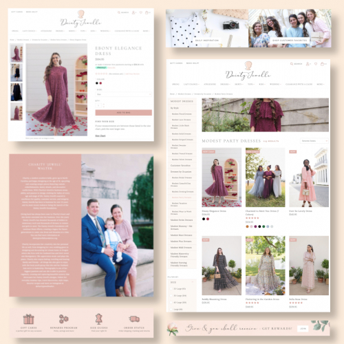 Ecommerce Store Development Using BigCommerce For Daintyjewells screenshot 3