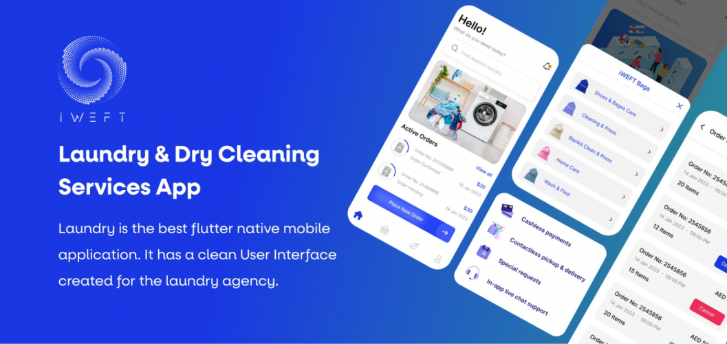 Laundry App screenshot 1