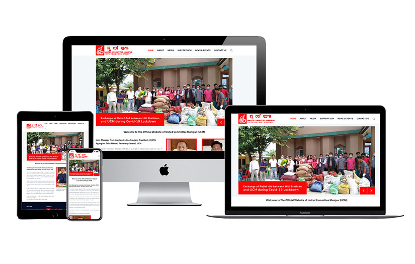 United Committee Manipur Website screenshot 1
