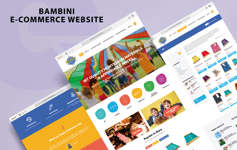 E-commerce Website - Montessori Materials screenshot 1