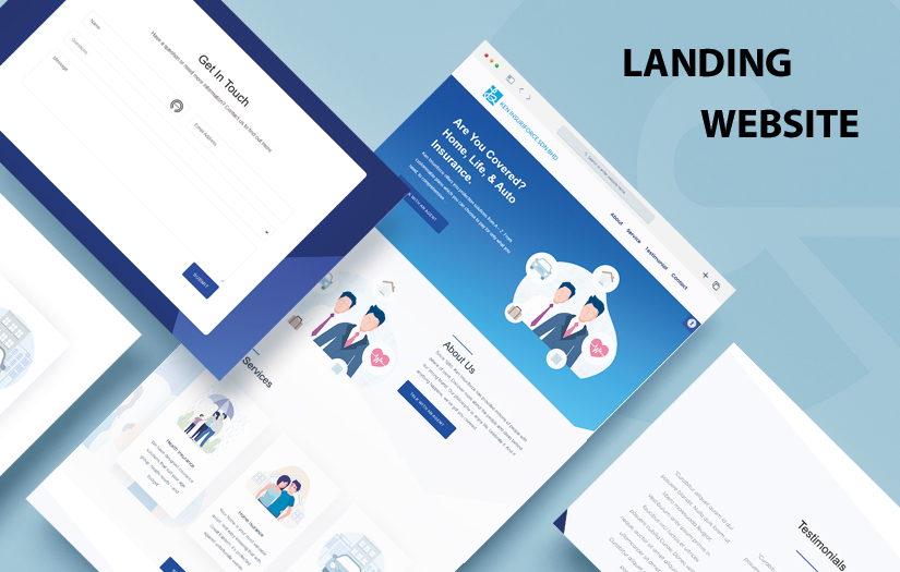 Landing Website - Ken Insuriforce screenshot 1
