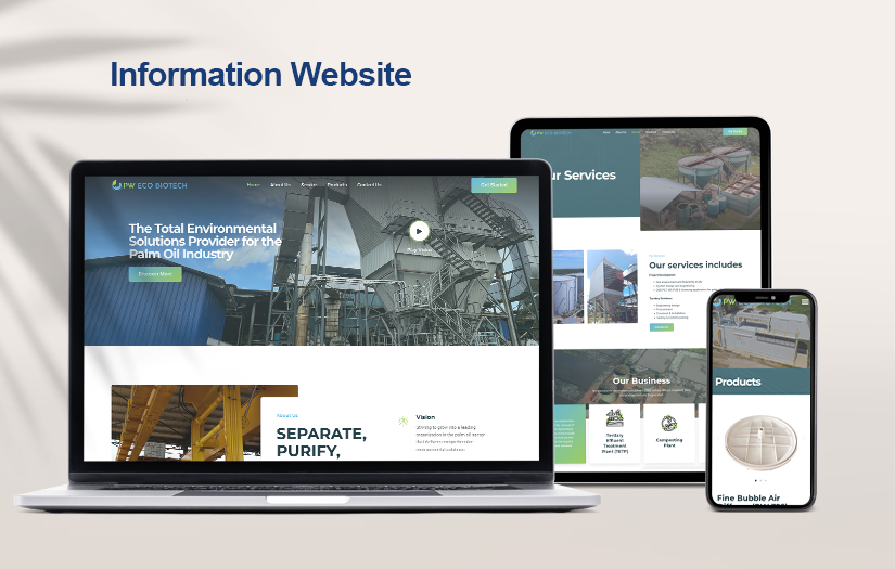 Information Website - PW Eco Biotech screenshot 1