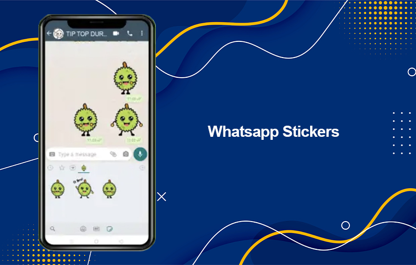 Whatsapp Stickers - Tip Top Durian screenshot 1