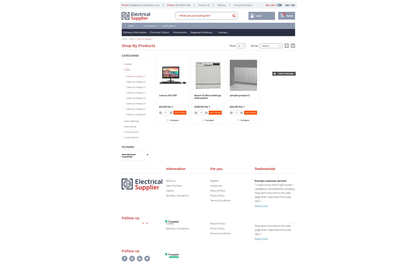 Electrical Supplier screenshot 2