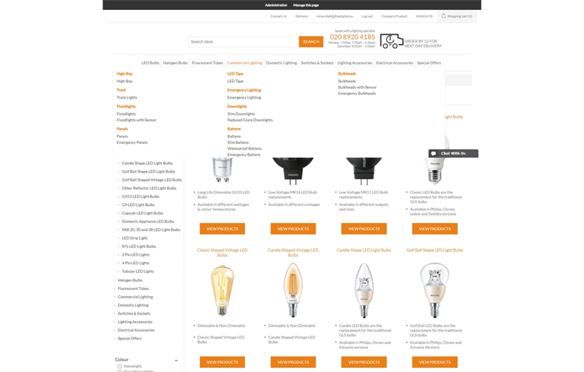 The lightbulb shop screenshot 2