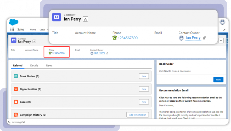 Salesforce Elastix Integration screenshot 1