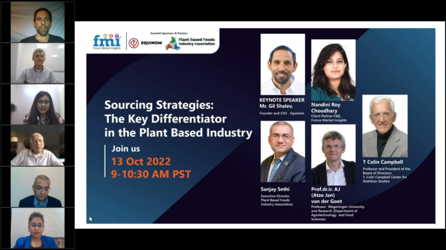 Webinar on "Sourcing Strategies: The key differentiator in Plant Based Industry" screenshot 4