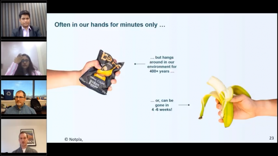 Webinar on "Making Sustainable Packaging Commercially Viable" screenshot 2