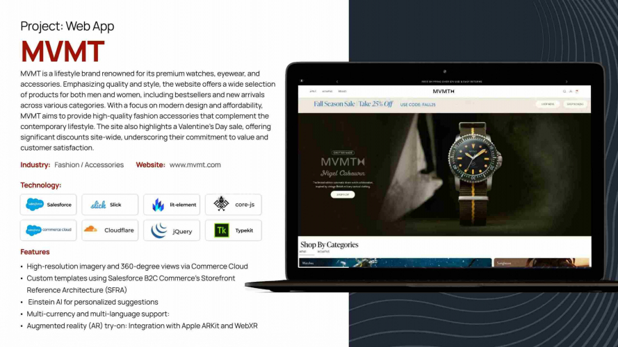 MVMT: A Salesforce Commerce Cloud Success Story screenshot 1