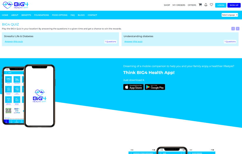 BIG4 Health screenshot 1