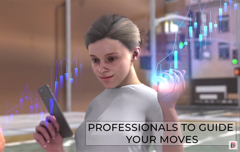 3D Financial Education Branding Video screenshot 1