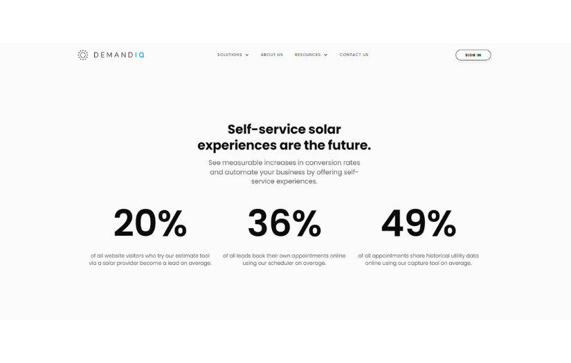 Clean Energy Customer Acquisition AI Solutions screenshot 1