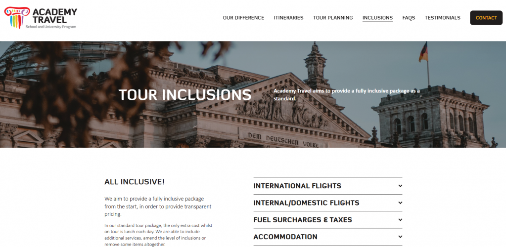 Academy Travel Schools screenshot 2