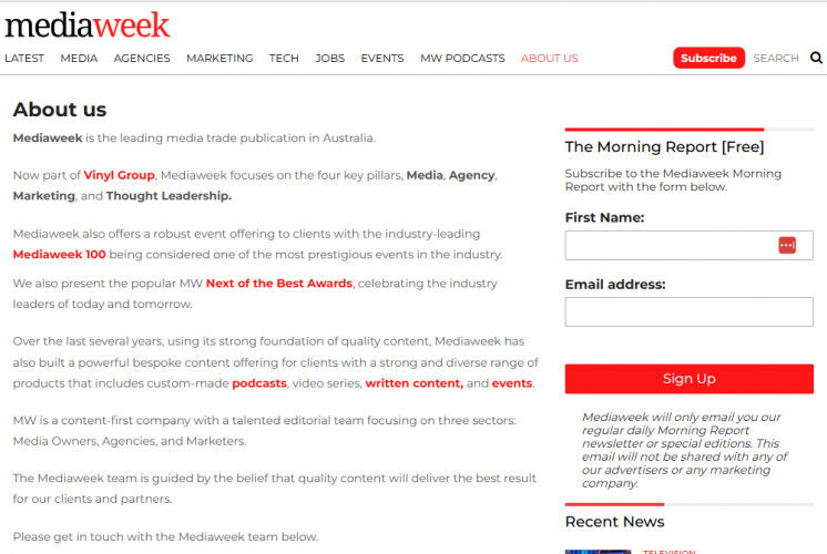 Mediaweek screenshot 2
