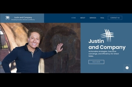 Website Design And Development For Justin And Company