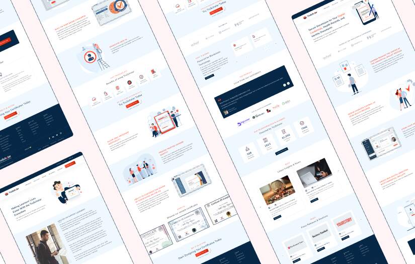 UI UX design,Web App Development for Truscholar screenshot 1