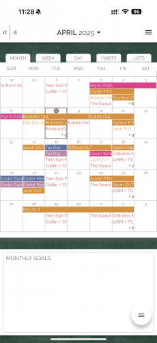 Artful Agenda screenshot 1